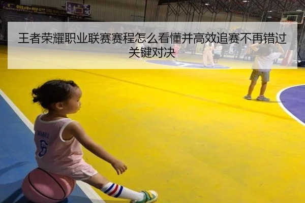 王者荣耀职业联赛赛程怎么看懂并高效追赛不再错过关键对决